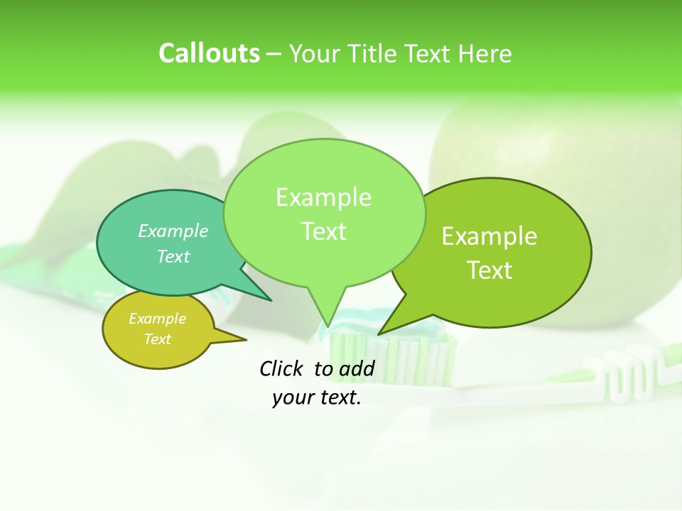 Toiletries Clean Object PowerPoint Template