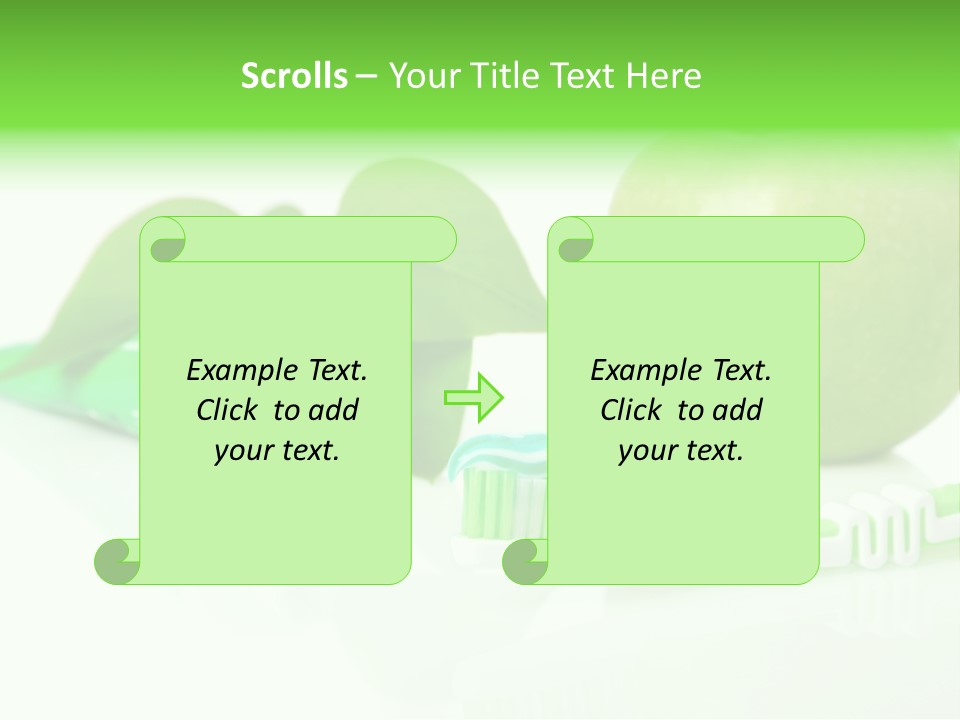 Toiletries Clean Object PowerPoint Template