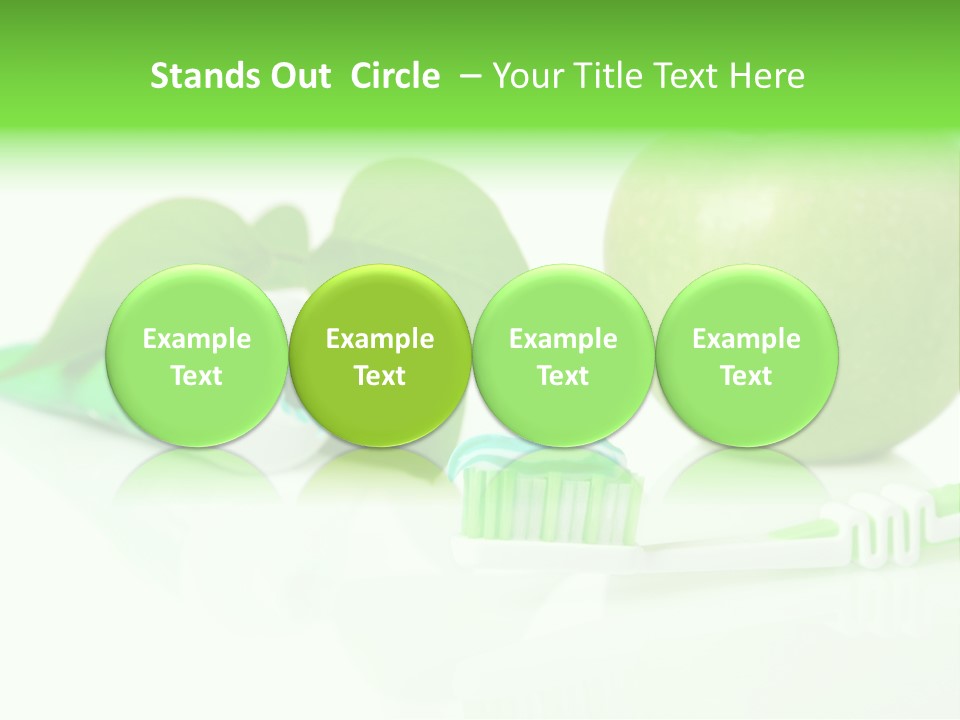 Toiletries Clean Object PowerPoint Template