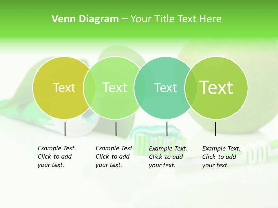 Toiletries Clean Object PowerPoint Template