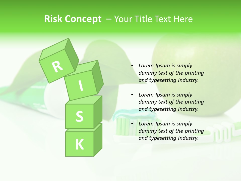 Toiletries Clean Object PowerPoint Template