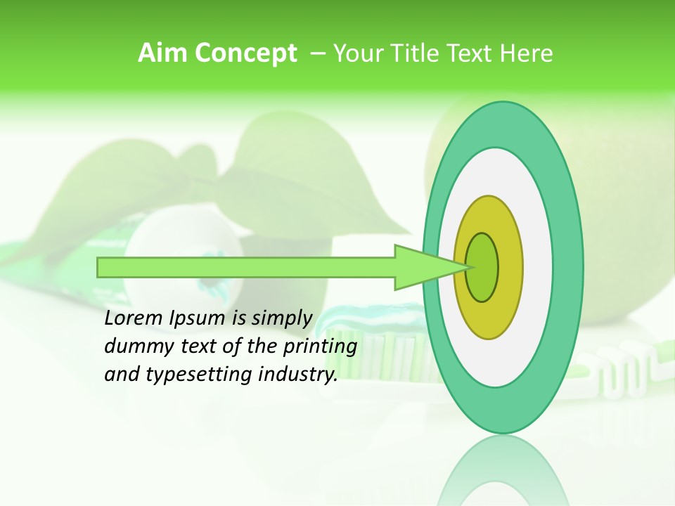 Toiletries Clean Object PowerPoint Template