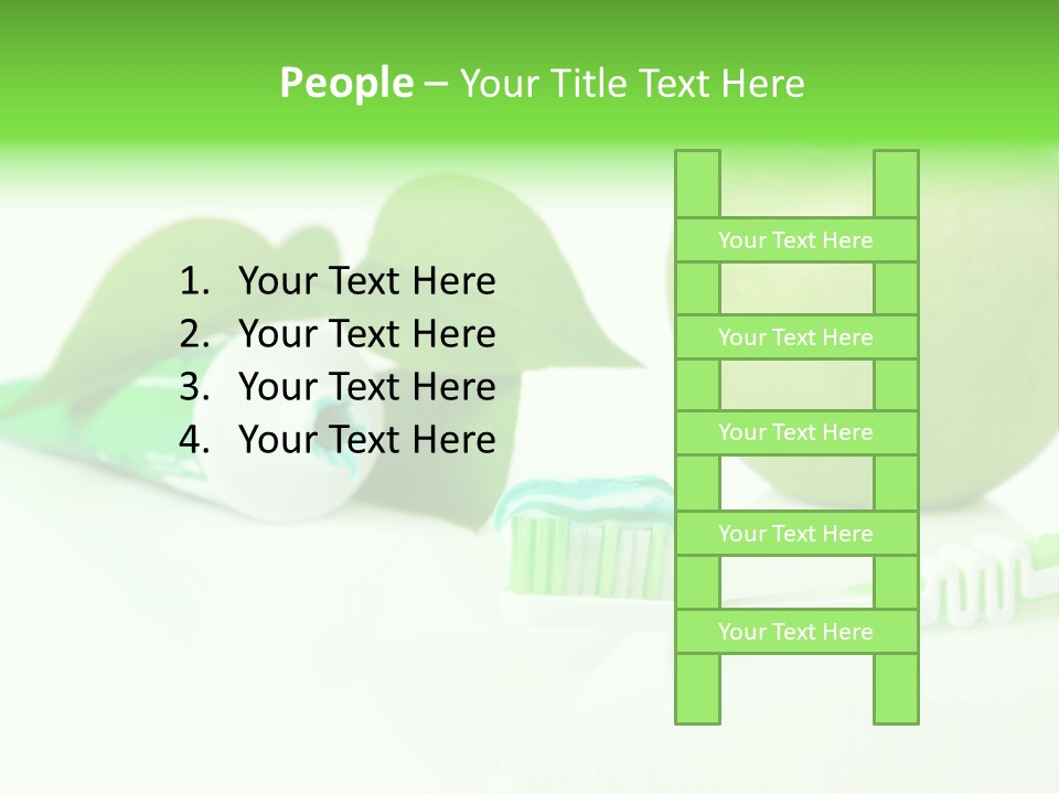 Toiletries Clean Object PowerPoint Template