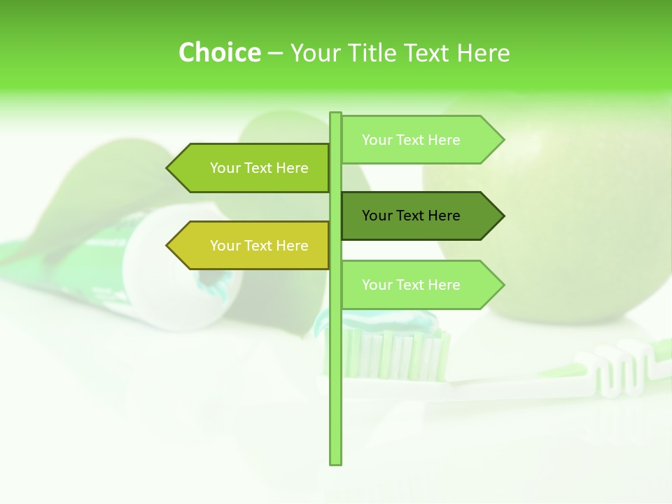Toiletries Clean Object PowerPoint Template