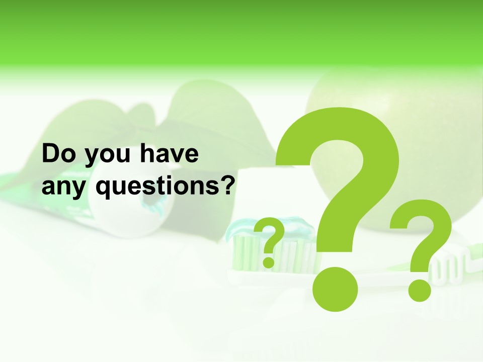 Toiletries Clean Object PowerPoint Template