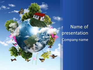 Sky Plant Air PowerPoint Template