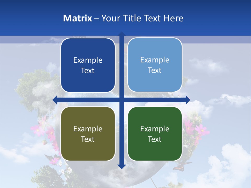 Sky Plant Air PowerPoint Template
