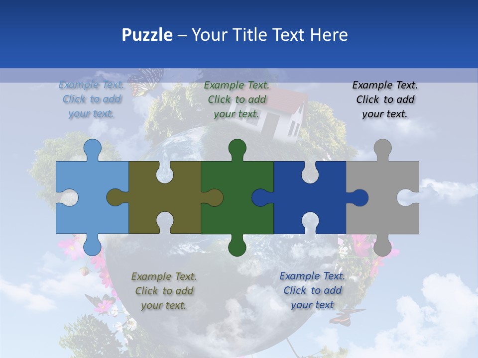 Sky Plant Air PowerPoint Template