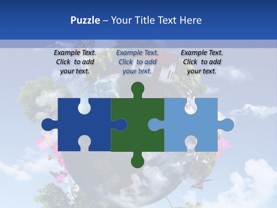 Sky Plant Air PowerPoint Template