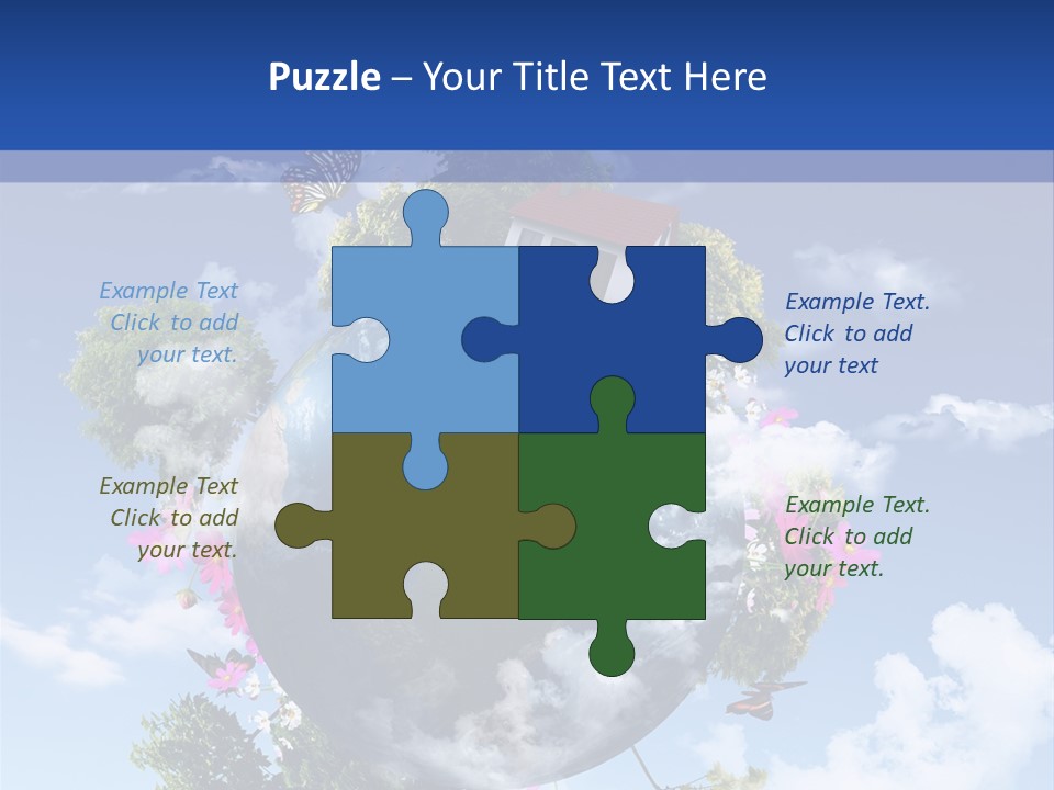 Sky Plant Air PowerPoint Template