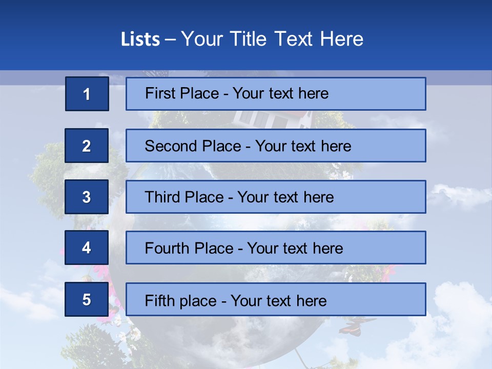 Sky Plant Air PowerPoint Template