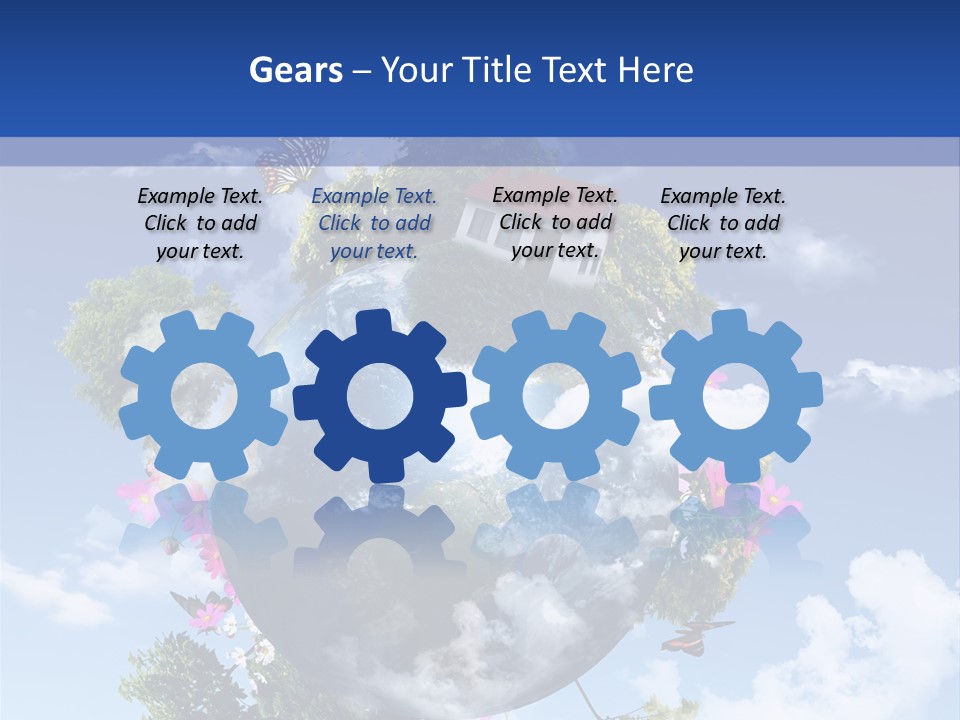 Sky Plant Air PowerPoint Template