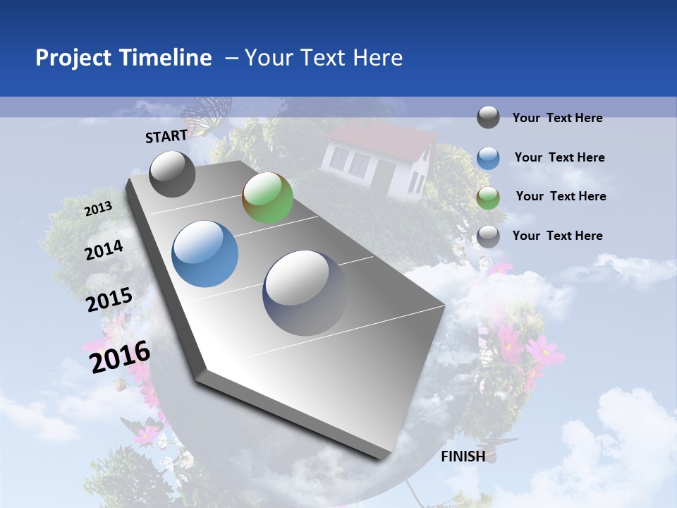 Sky Plant Air PowerPoint Template