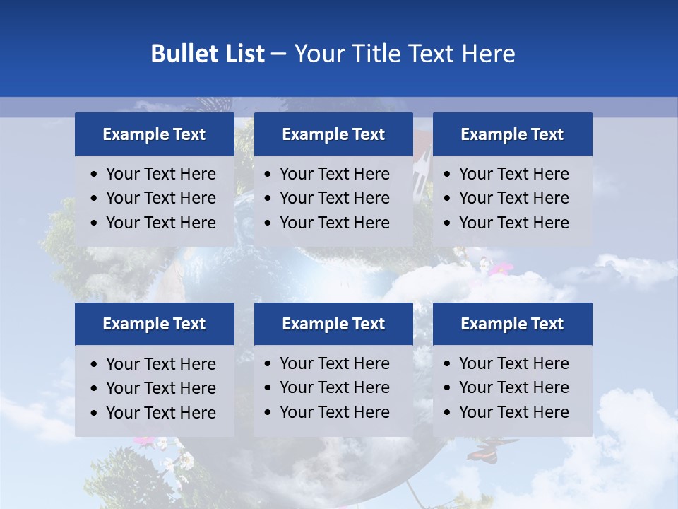 Sky Plant Air PowerPoint Template