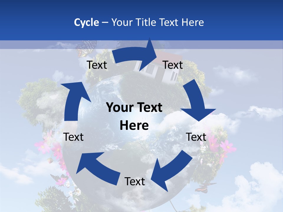 Sky Plant Air PowerPoint Template
