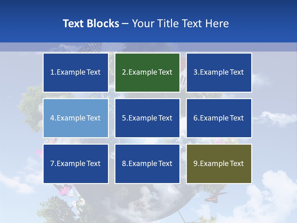 Sky Plant Air PowerPoint Template