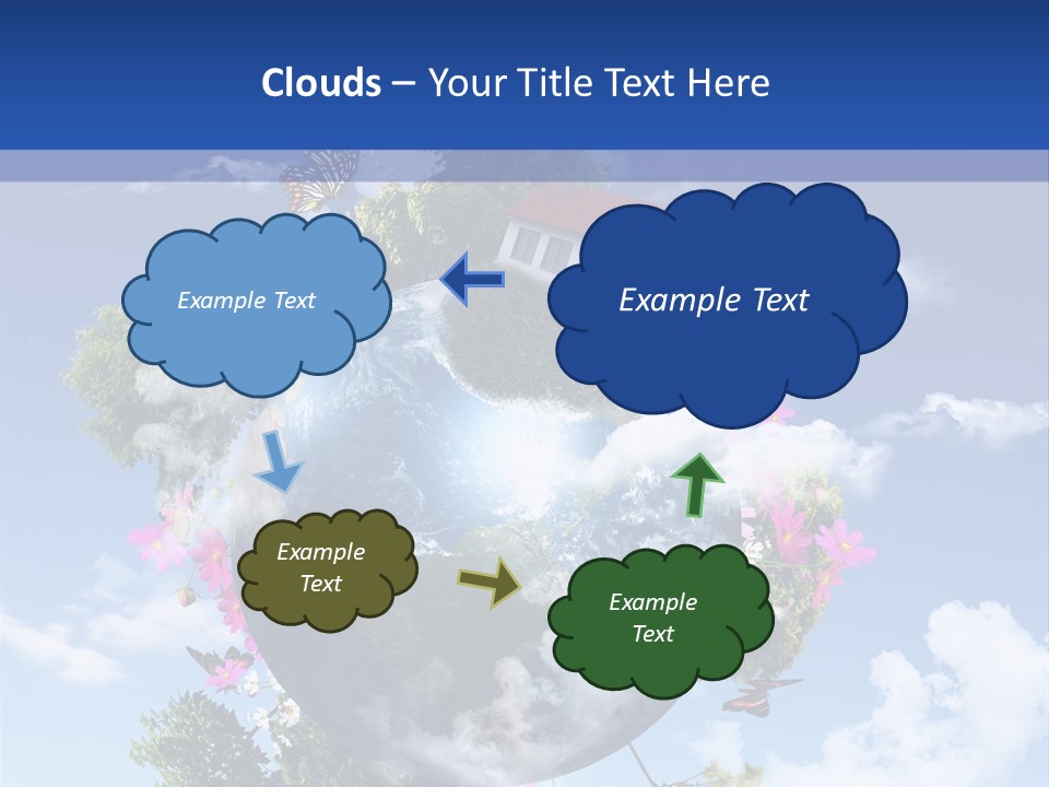 Sky Plant Air PowerPoint Template