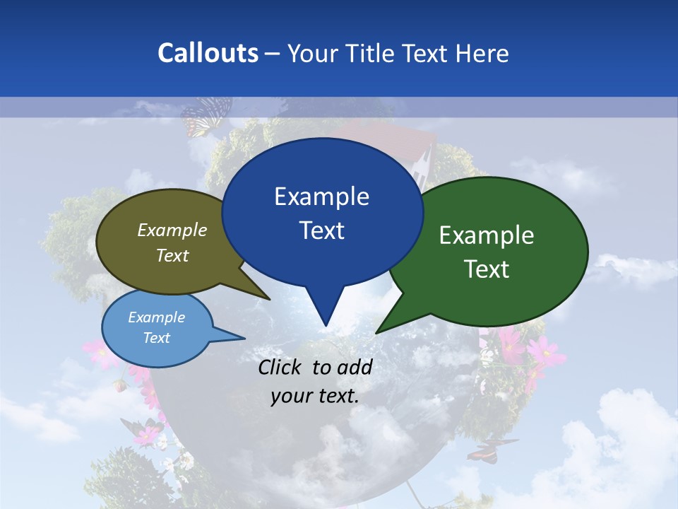 Sky Plant Air PowerPoint Template