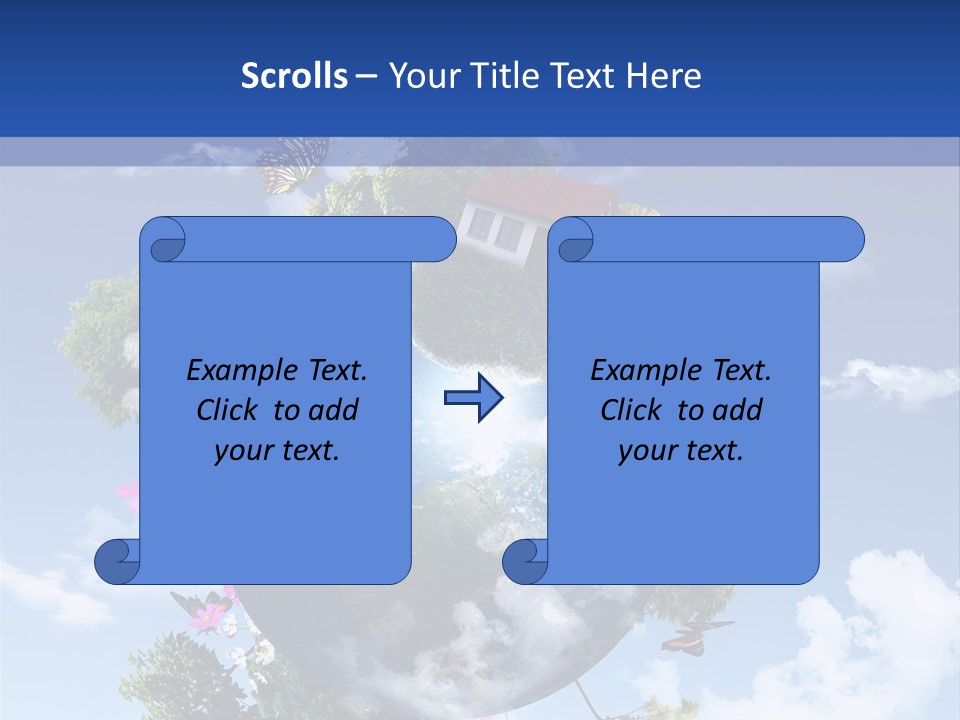 Sky Plant Air PowerPoint Template