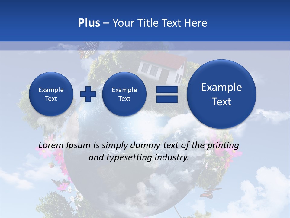 Sky Plant Air PowerPoint Template
