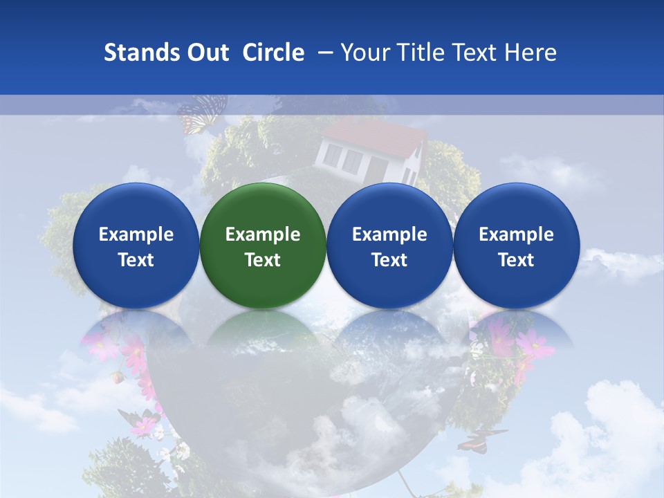 Sky Plant Air PowerPoint Template