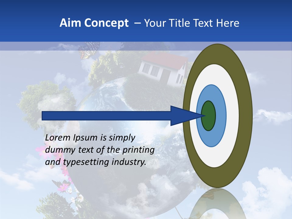 Sky Plant Air PowerPoint Template