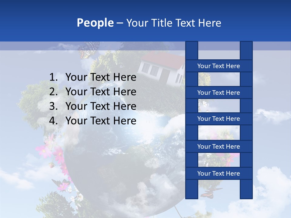 Sky Plant Air PowerPoint Template