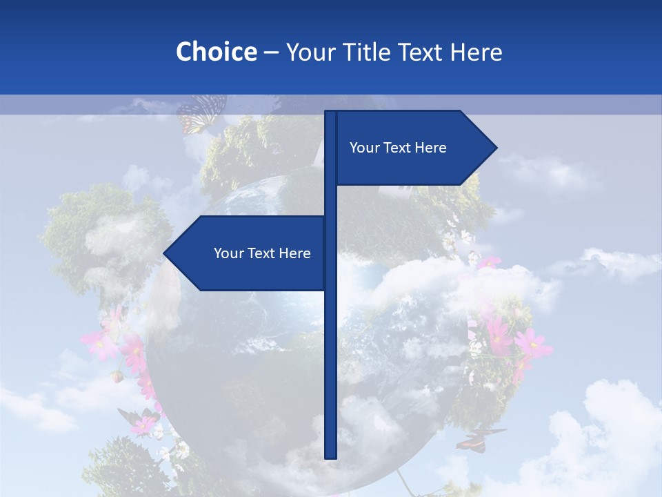 Sky Plant Air PowerPoint Template