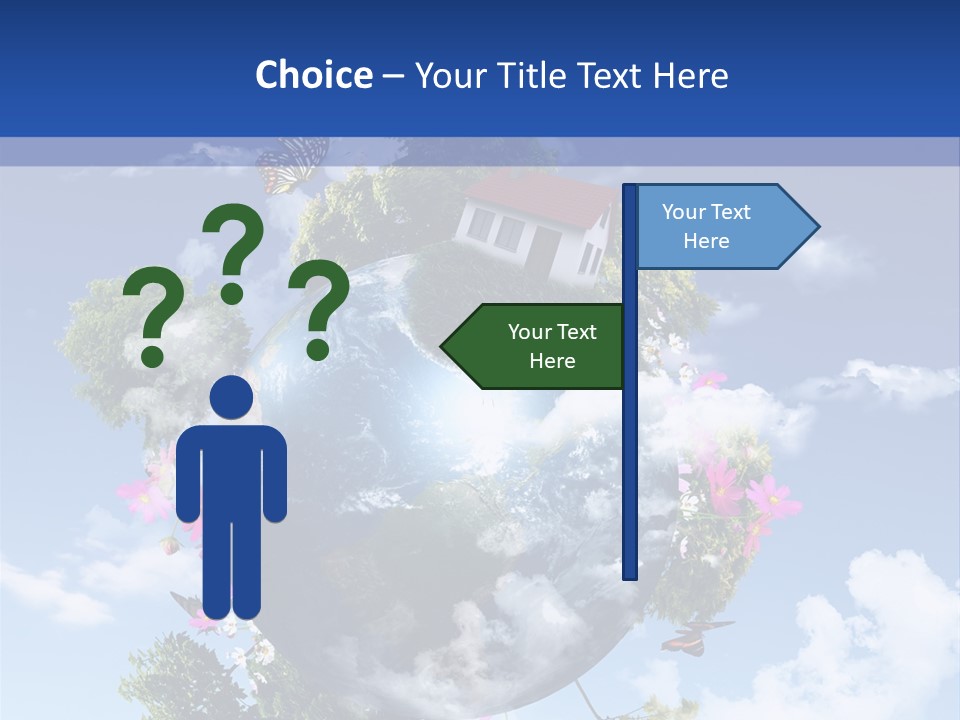 Sky Plant Air PowerPoint Template