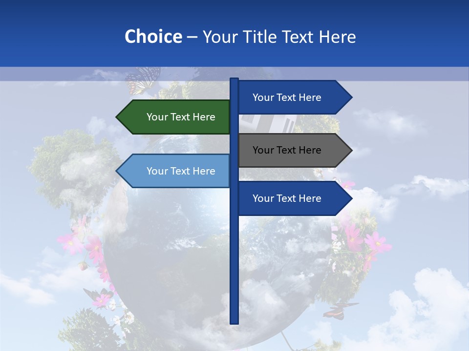 Sky Plant Air PowerPoint Template