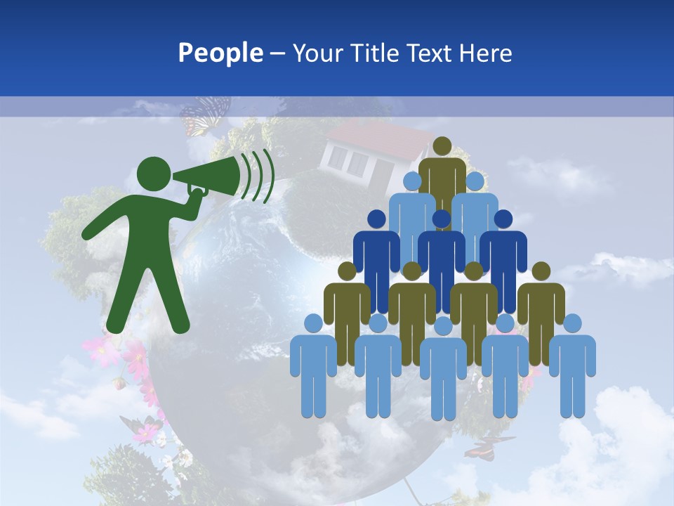 Sky Plant Air PowerPoint Template