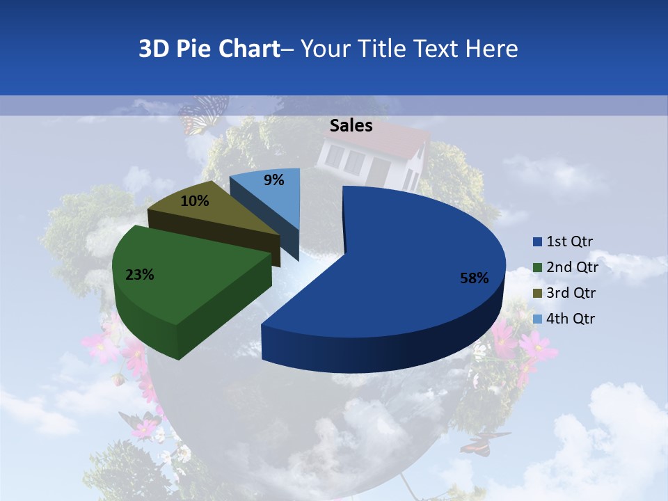 Sky Plant Air PowerPoint Template