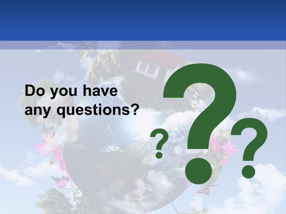 Sky Plant Air PowerPoint Template