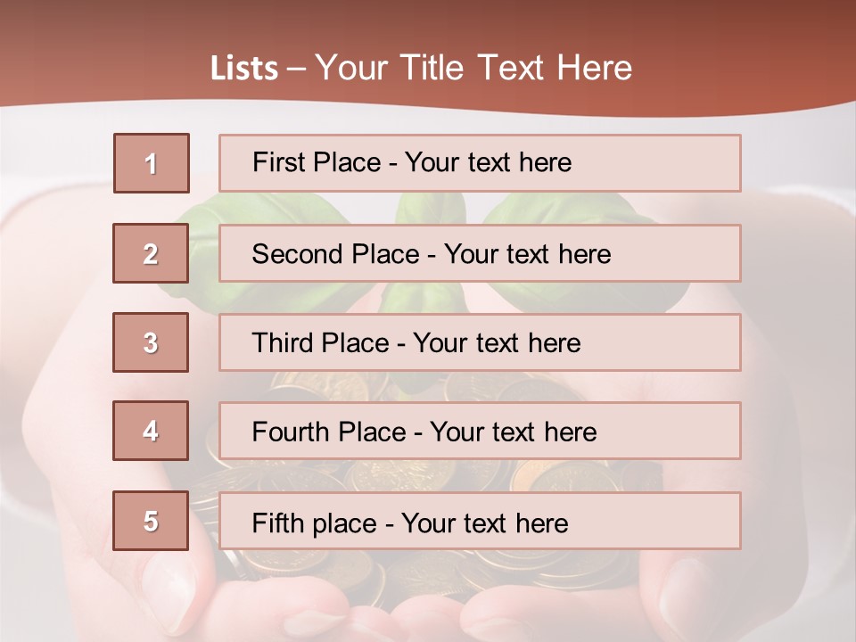 Business Gold Concept PowerPoint Template