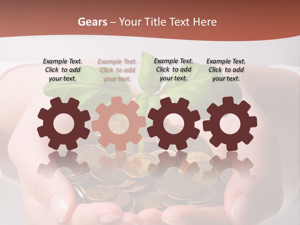 Business Gold Concept PowerPoint Template