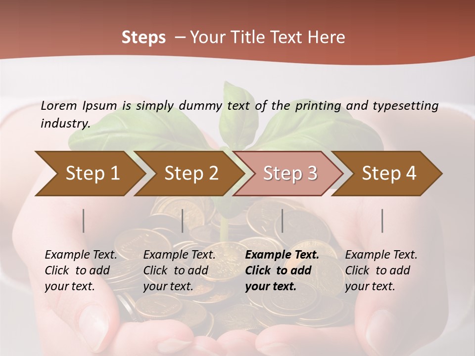 Business Gold Concept PowerPoint Template