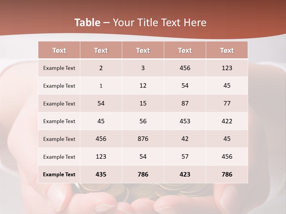 Business Gold Concept PowerPoint Template