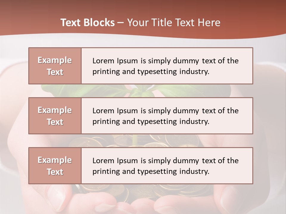 Business Gold Concept PowerPoint Template