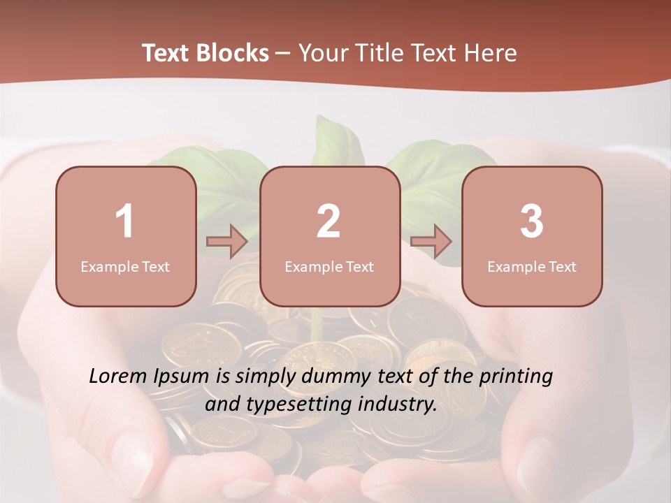 Business Gold Concept PowerPoint Template