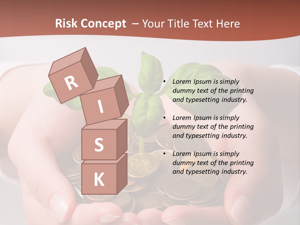 Business Gold Concept PowerPoint Template