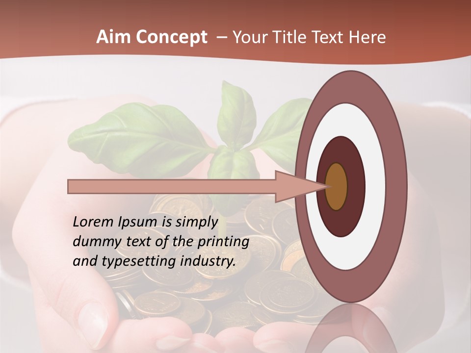 Business Gold Concept PowerPoint Template