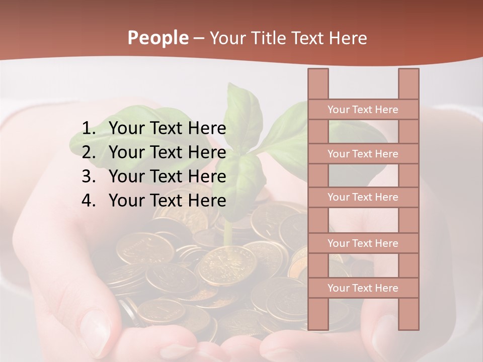 Business Gold Concept PowerPoint Template