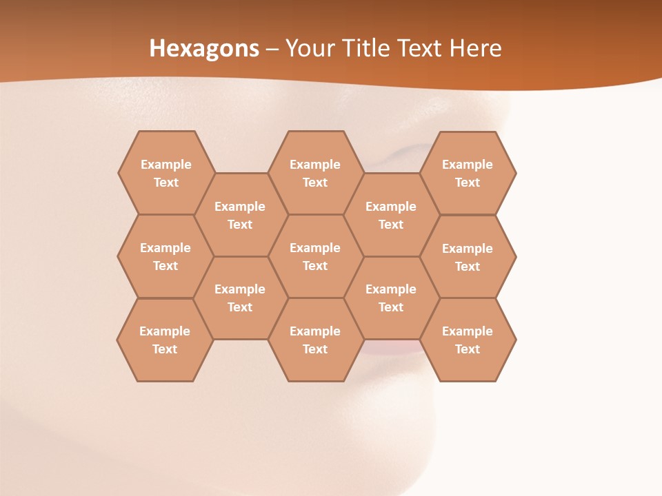 Purity White Closeup PowerPoint Template