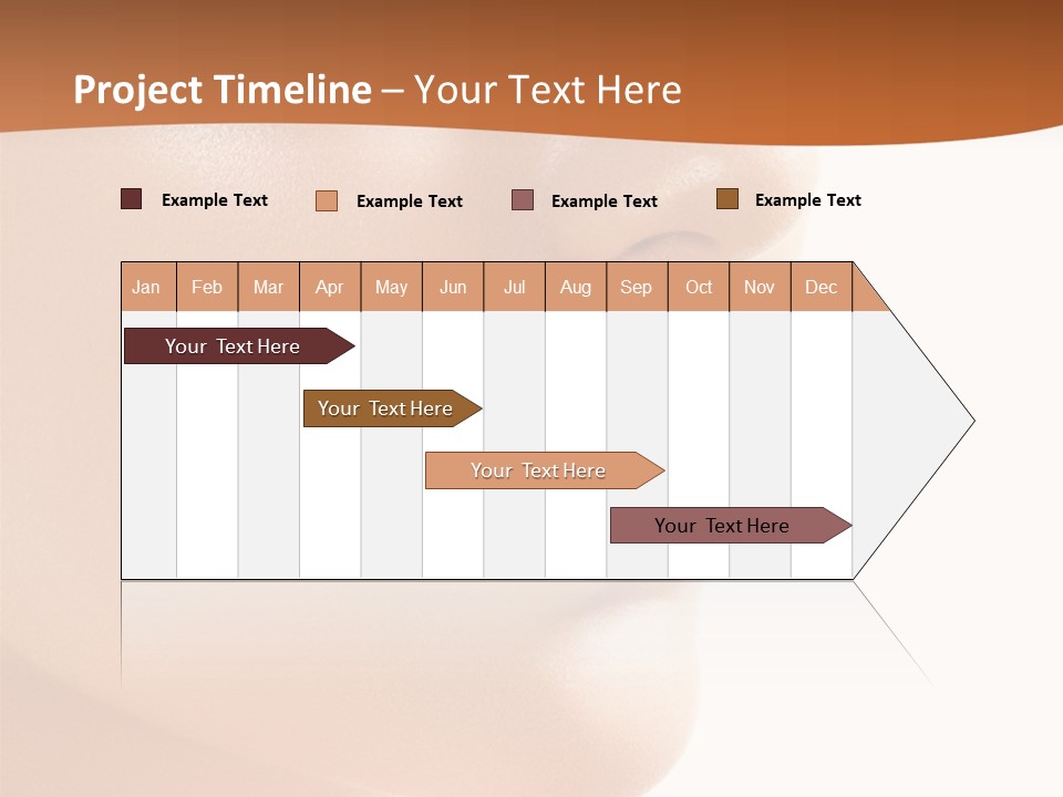Purity White Closeup PowerPoint Template