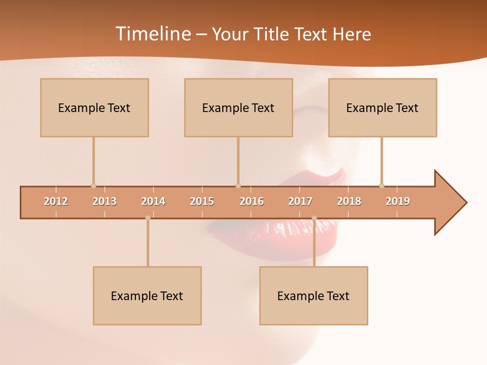 Purity White Closeup PowerPoint Template