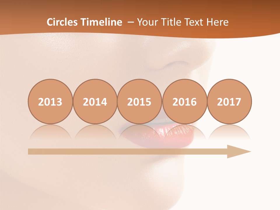 Purity White Closeup PowerPoint Template