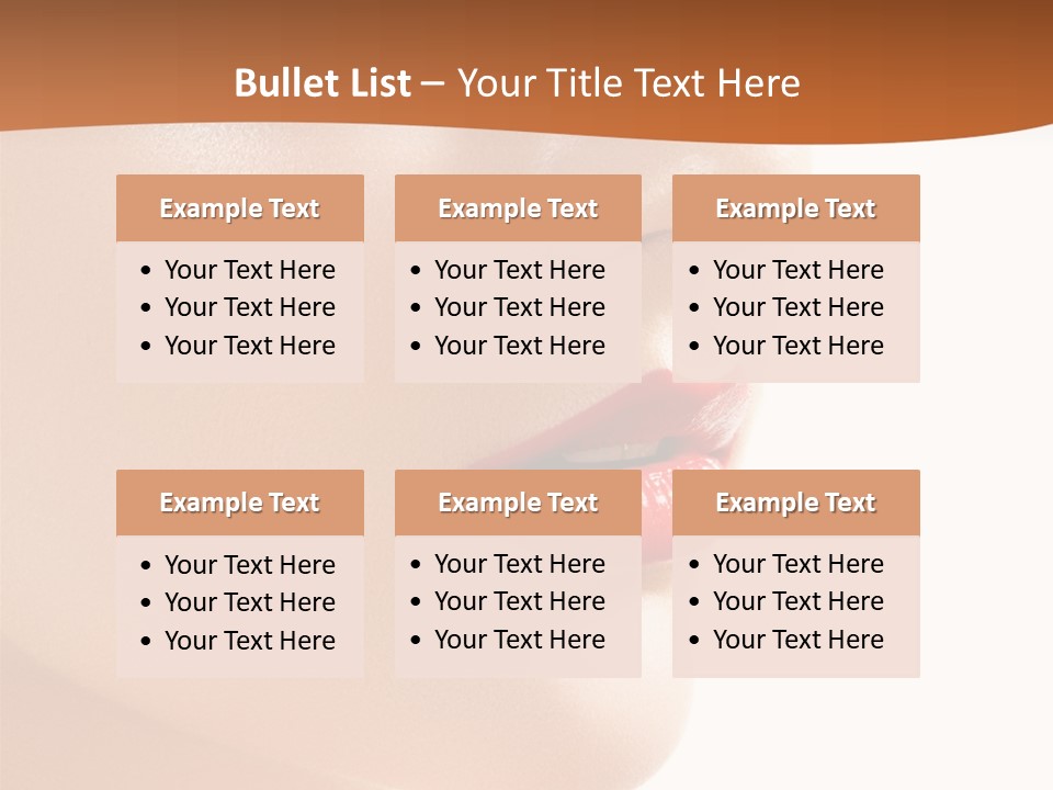 Purity White Closeup PowerPoint Template