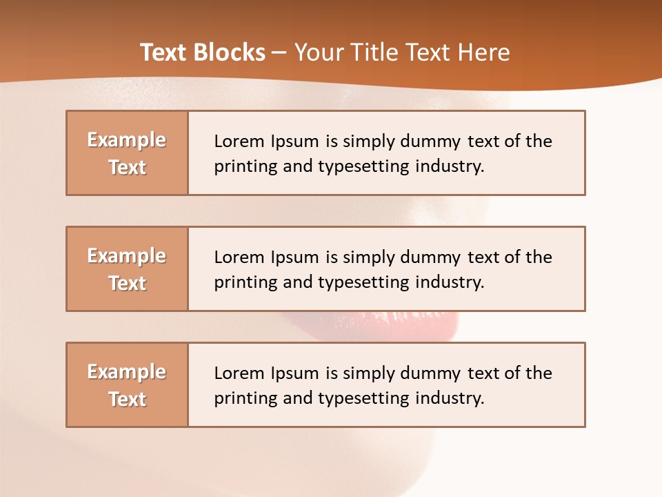 Purity White Closeup PowerPoint Template