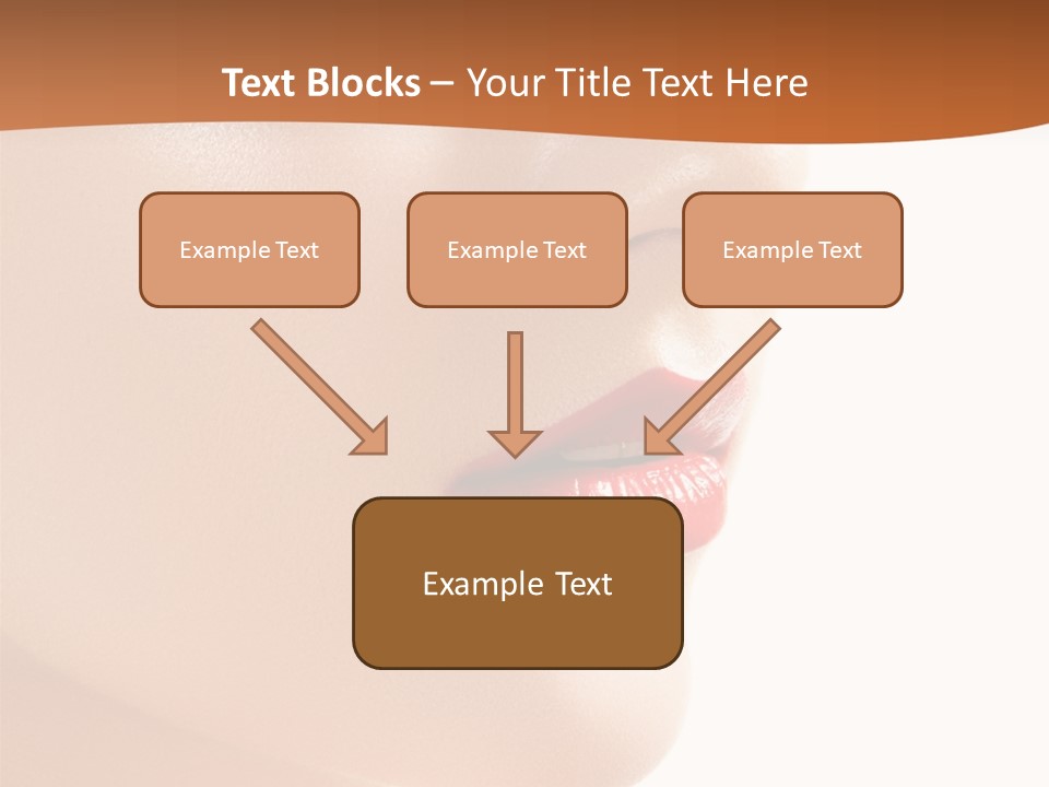 Purity White Closeup PowerPoint Template
