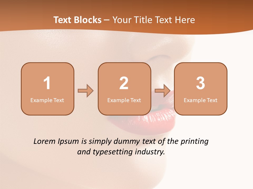 Purity White Closeup PowerPoint Template